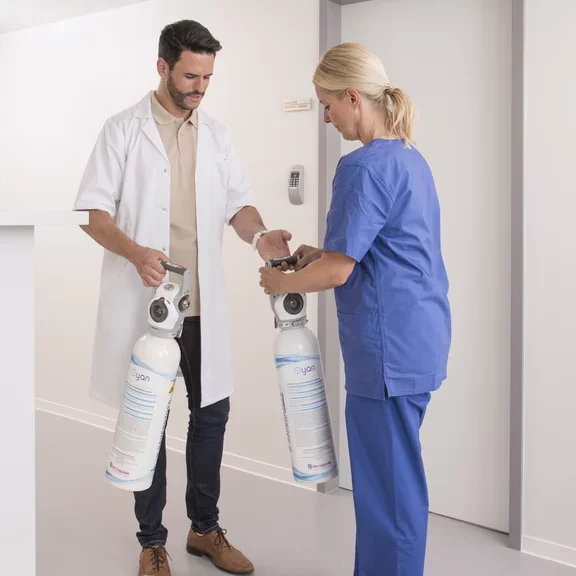 bombola di ossigeno medicale