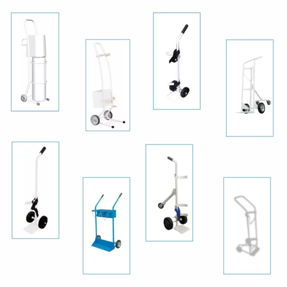 carrelli porta bombole ossigeno